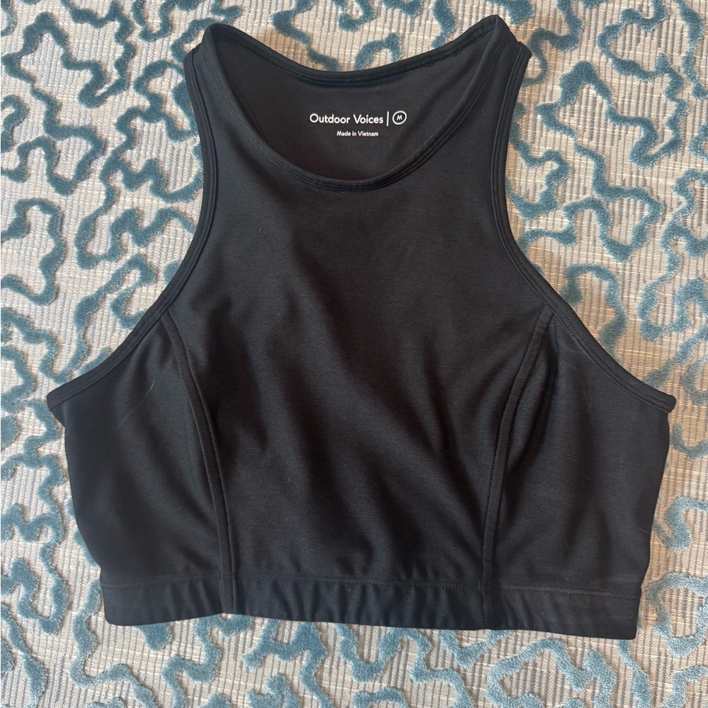 Outdoor Voices Black Sports Bra